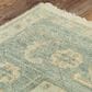 RIZZY Belmont 10" x 14" Ivory and Blue Area Rug, , large
