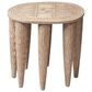 Splendor Living Jennings Mango Wood Side Table in Natural, , large