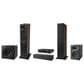 JBL 6.5 Floorstanding Loudspeaker + 4.5 Center Channel Loudspeaker + 4.5 Bookshelf Loudspeaker + 10" Powered Subwoofer in Espresso + 5.2 Channel AV 8K Receiver in Black, , large