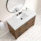 37B Alanya 48" Single Bathroom Vanity in Walnut Drift with White Composite Stone Top, , large