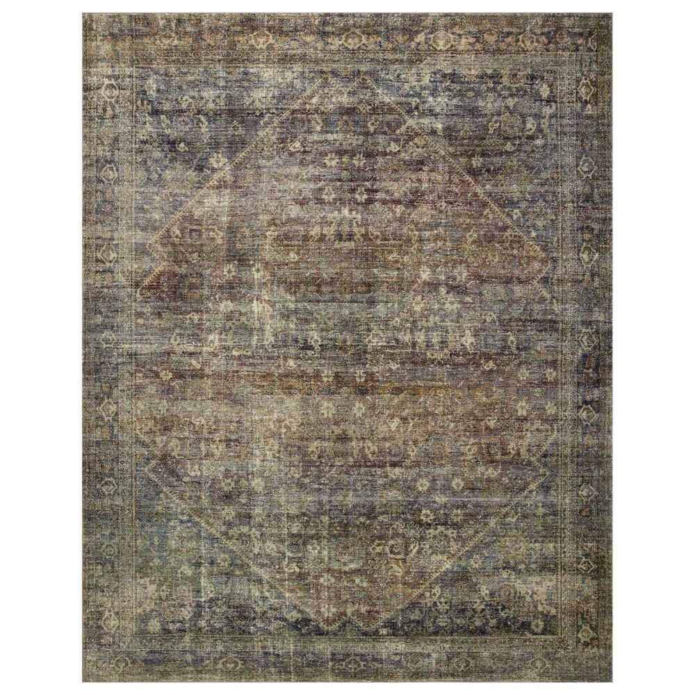 Amber Lewis x Loloi Morgan 5" x 7" Spice and Lagoon Area Rug, , large