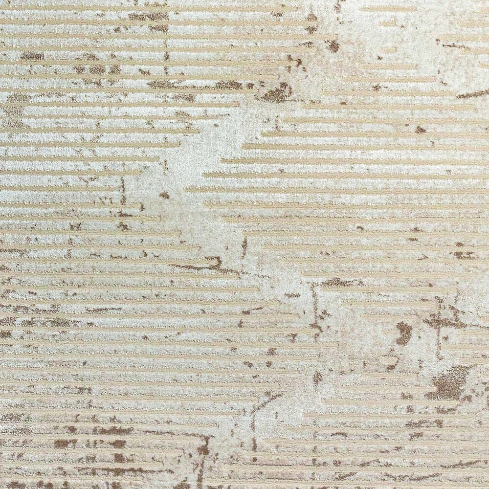 Radici USA Davide Geometric 3&#39;3&quot; x 4&#39;11&quot; Beige Area Rug, , large