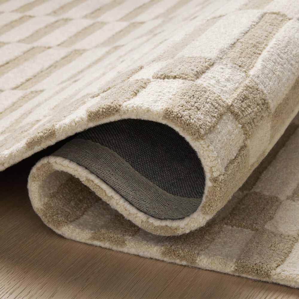 Chris Loves Julia x Loloi Bradley 2&#39;3&quot; x 3&#39;9&quot; Ivory and Beige Area Rug, , large