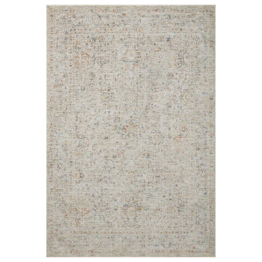 Amber Lewis x Loloi Honora 6"7" x 9"2" Bone and Multicolor Area Rug, , large