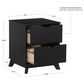 Linon Home Decor Polly 2-Drawer Nightstand in Black, , large