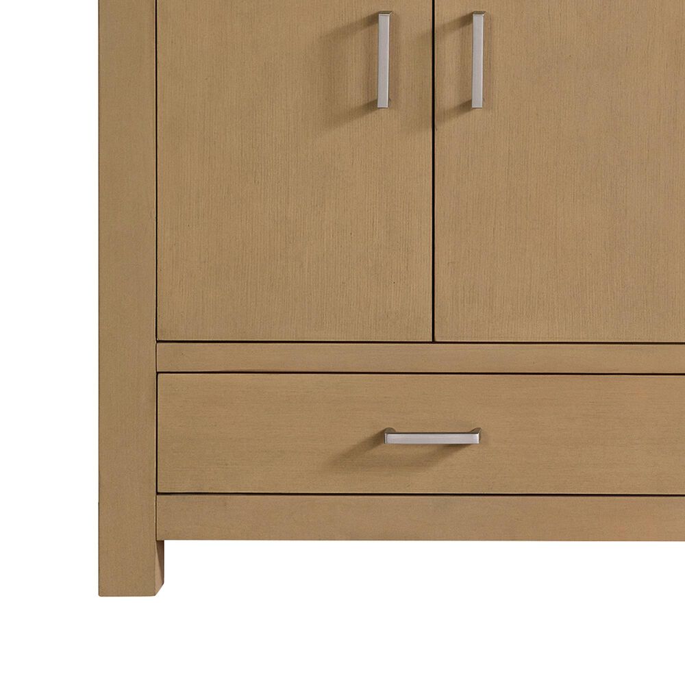 37B Alanya 72" Double Bathroom Vanity in Warm Oak with White Composite Stone Top, , large
