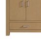 37B Alanya 72" Double Bathroom Vanity in Warm Oak with White Composite Stone Top, , large