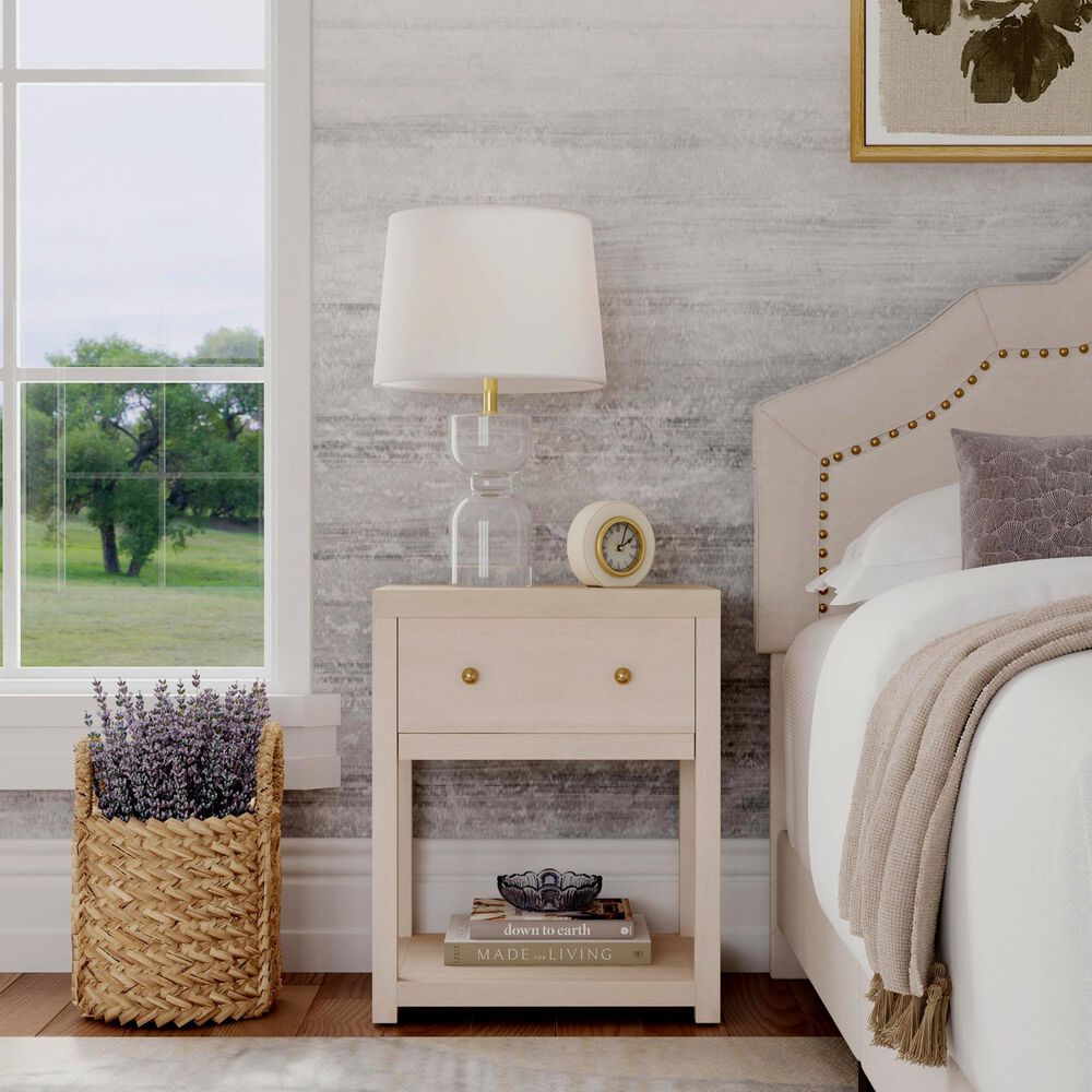 Butler Specialty Company Nora 1-Drawer 21" Nightstand in Taupe, , large