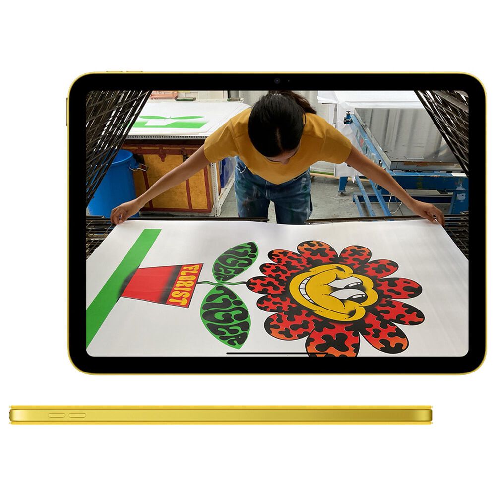 Apple iPad 11-Inch A16 chip with Wi-Fi + Cellular - 512GB in Yellow, , large
