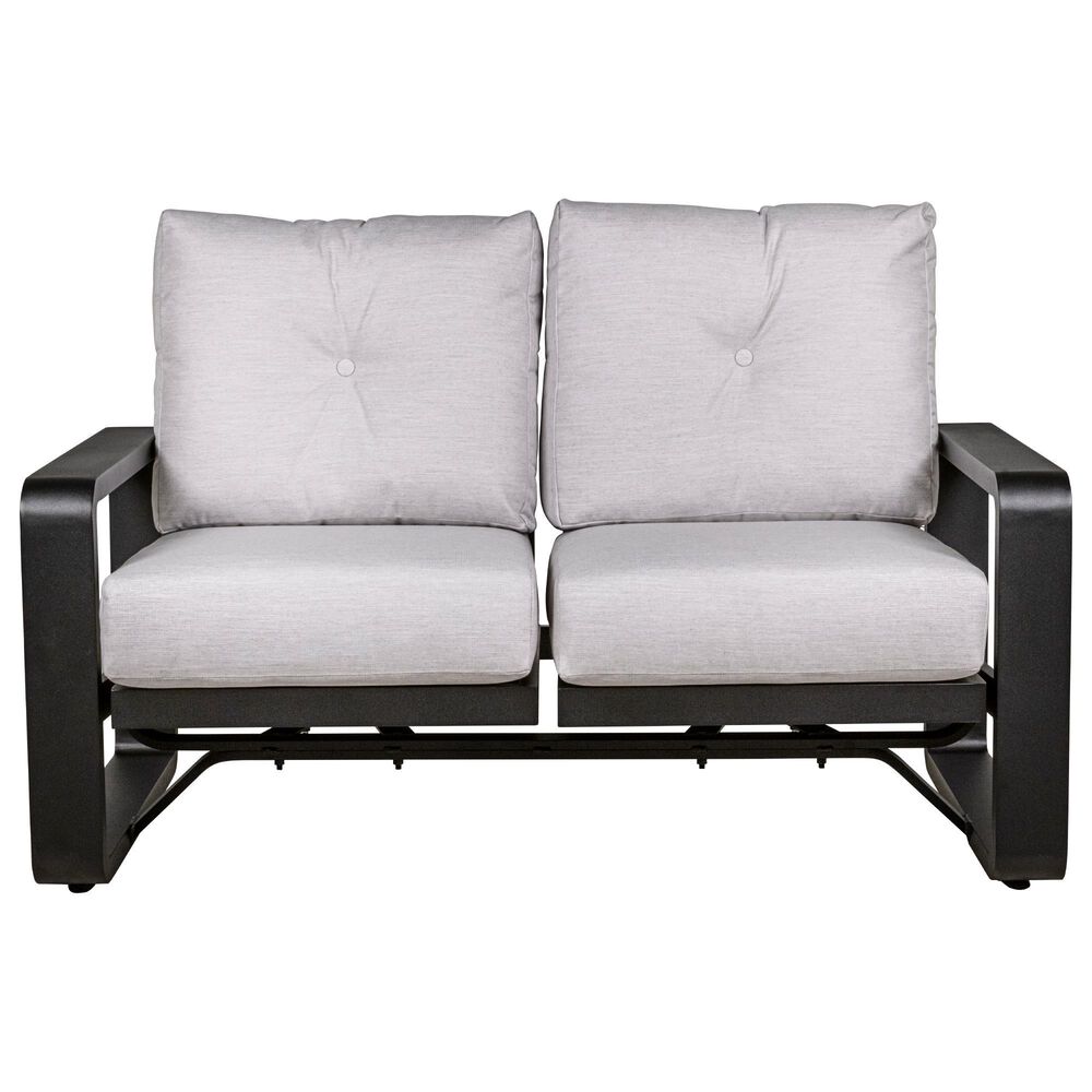 Woodard Vale Dual Rocking Loveseat in Ashgard Ash, , large
