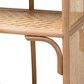 Baxton Studio Natania 4-Tier Arched Bookcase in Natural Brown, , large