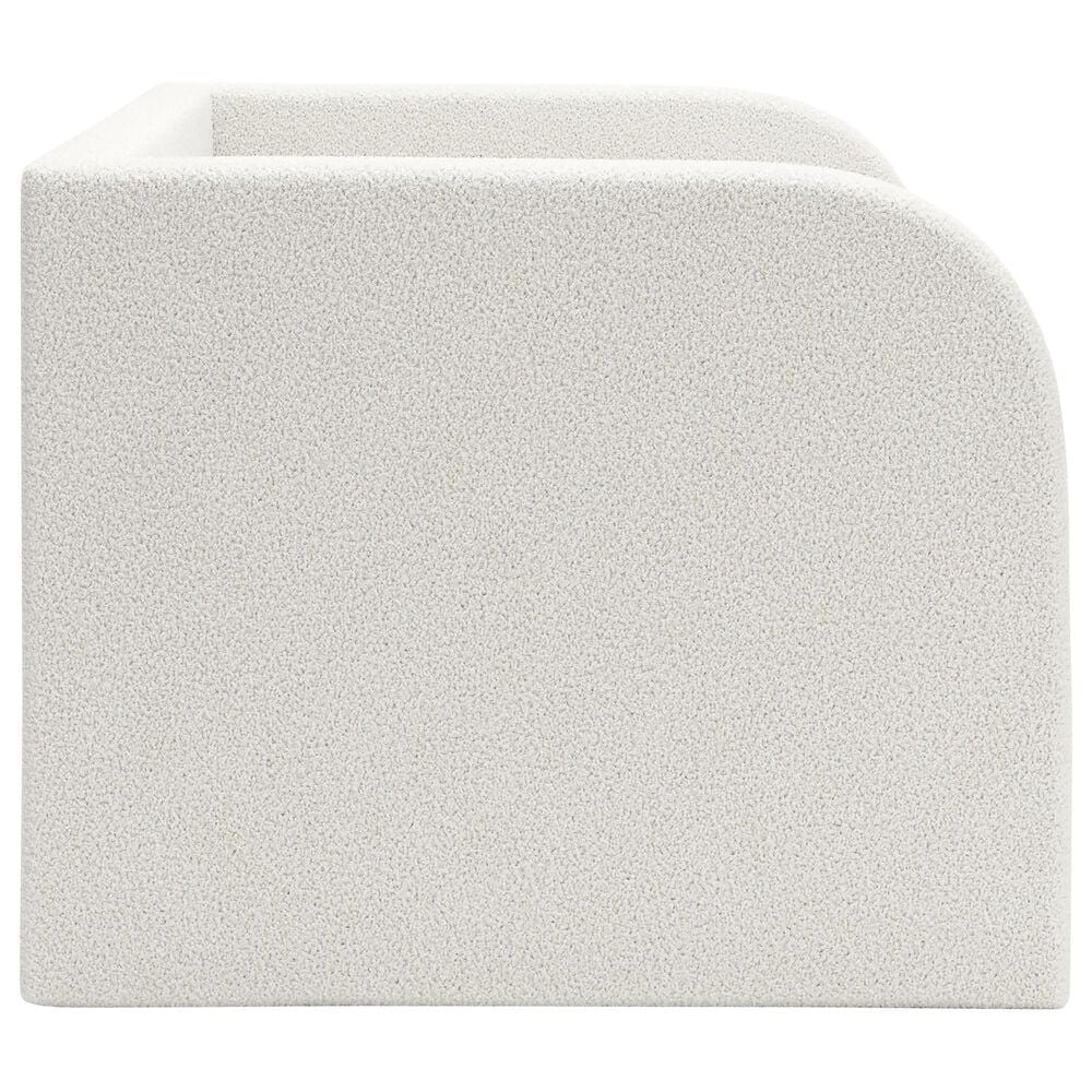 Ashley Arloster Twin Upholstered Day Bed with Storage in White, , large