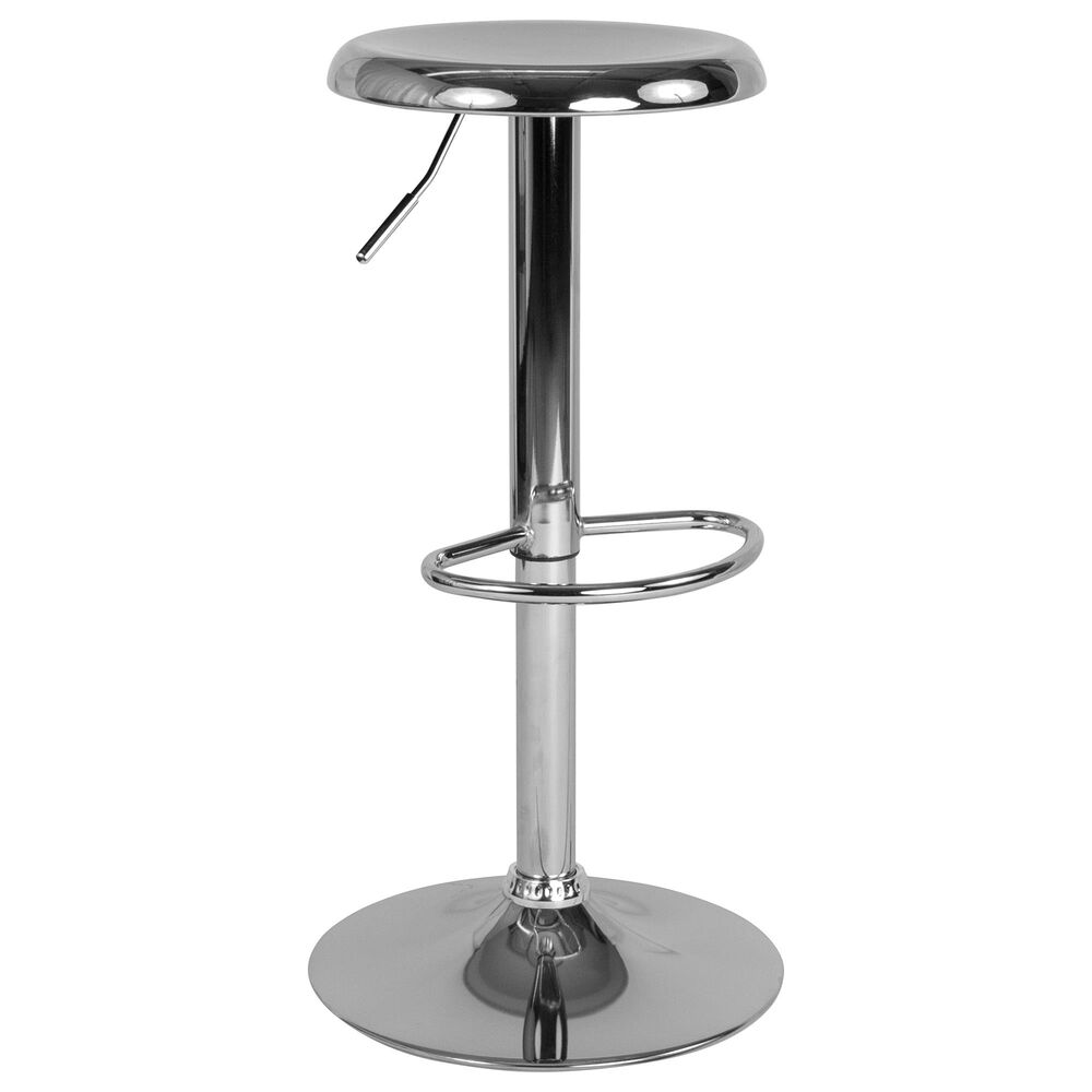 Flash Furniture Madrid Adjustable Barstool in Gray, , large