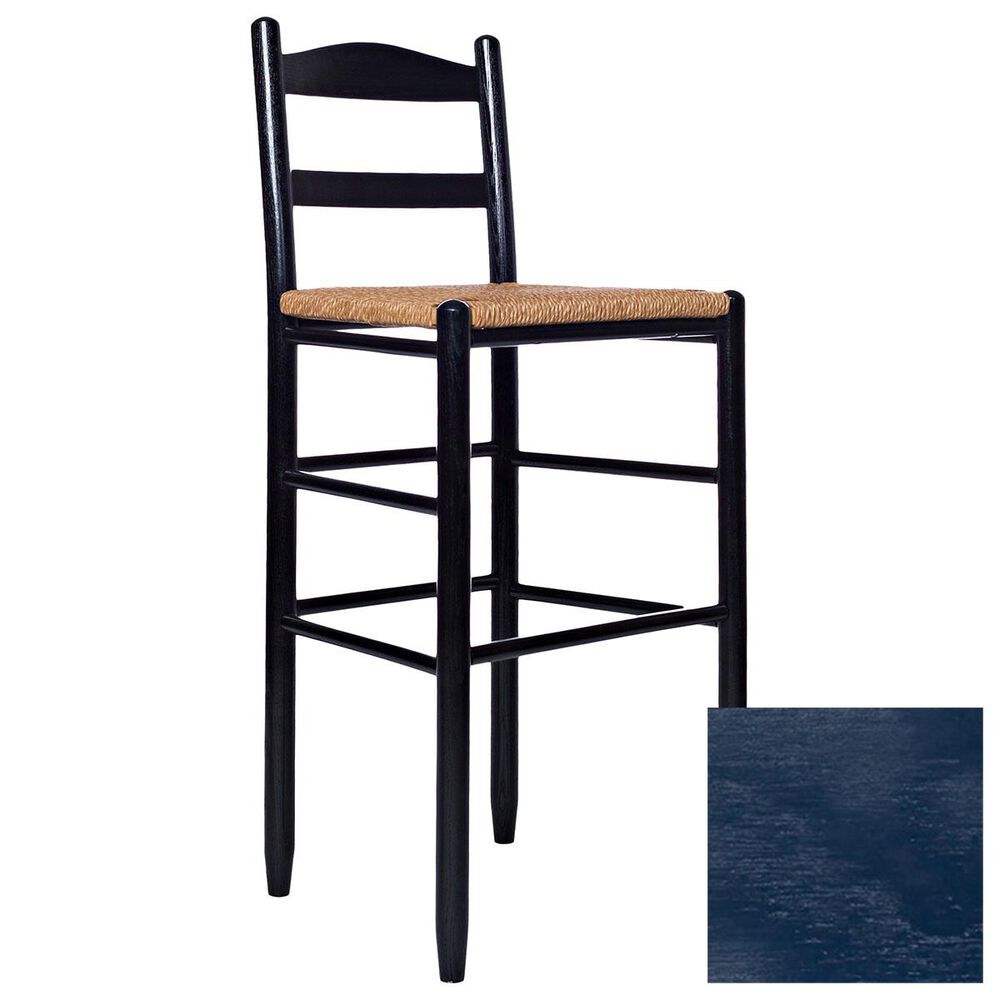 Lakeside Penrose Ladderback Barstool in Blue, , large