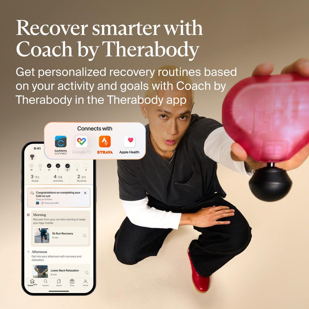Therabody Theragun Mini Gen 3 Y2K Edition in Strawberry Splash, , large