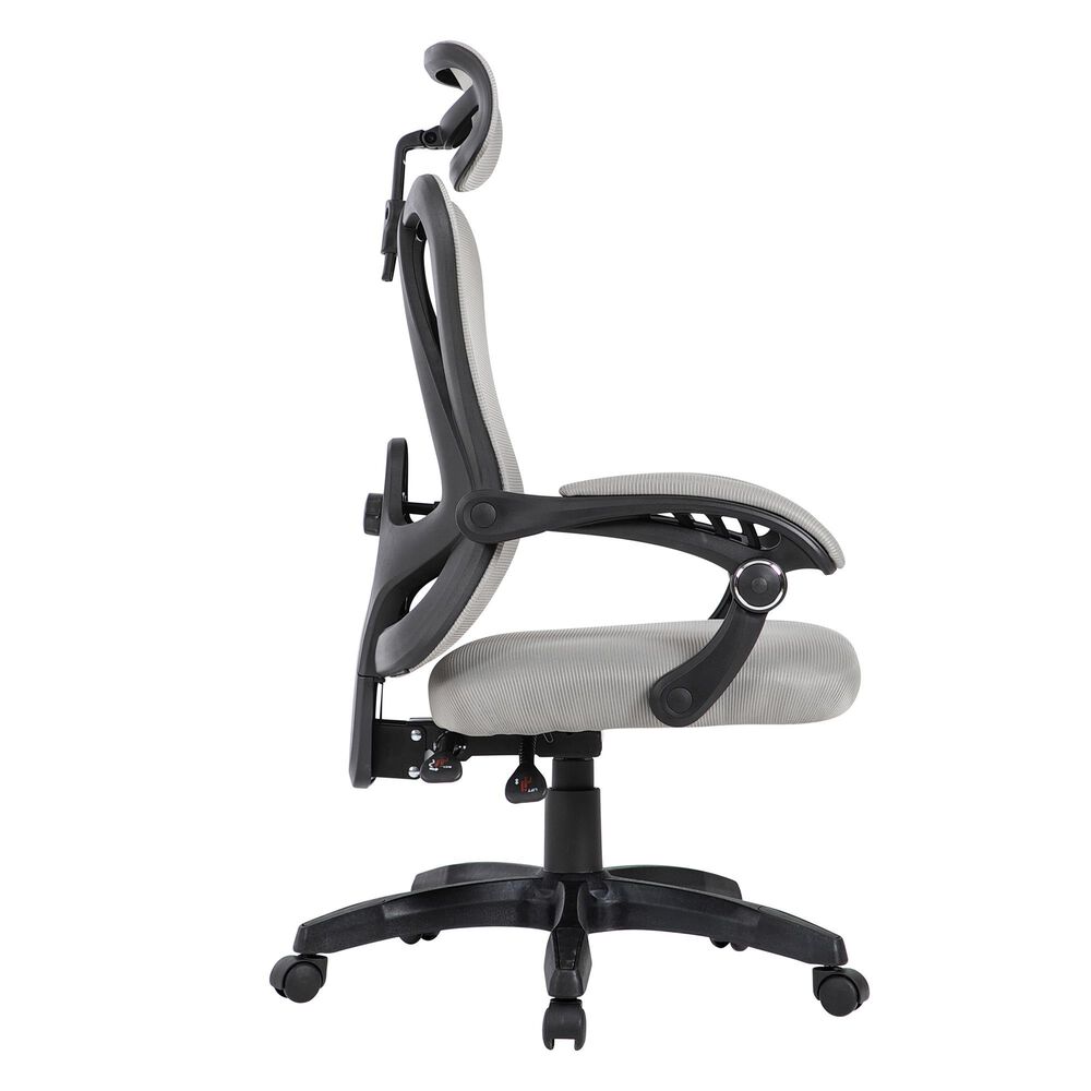 New Era Holding Group LTD Desk Chair in Gray, , large