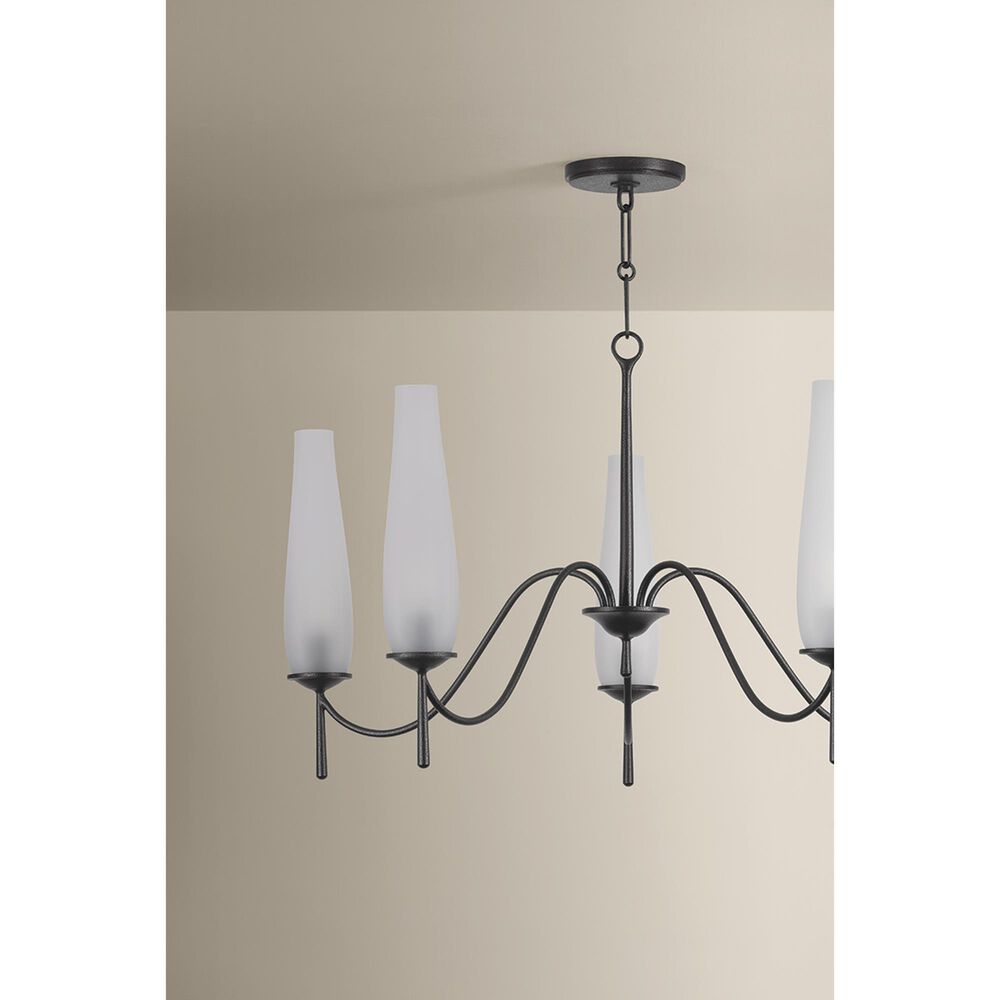 Troy Lighting Legacy 5-Light Chandelier in Forged Iron, , large