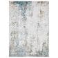 Oriental Weavers Malibu 7"6" x 10" Ivory and Blue Area Rug, , large