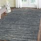 Amer Rugs Maryland Striped 6"6" x 9"10" Blue Area Rug, , large