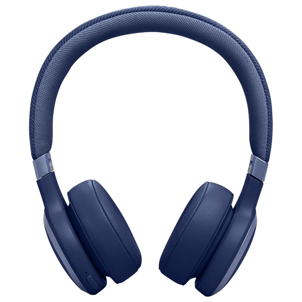 JBL Wireless On-Ear Headphones with True Adaptive Noise Cancelling in Blue, , large
