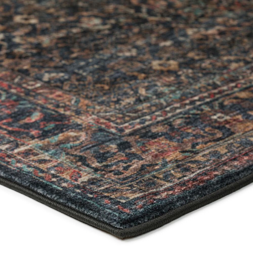 Dalyn Rug Company Jericho Traditional 2&#39;6&quot; x 8&#39; Midnight Indoor/Outdoor Runner, , large