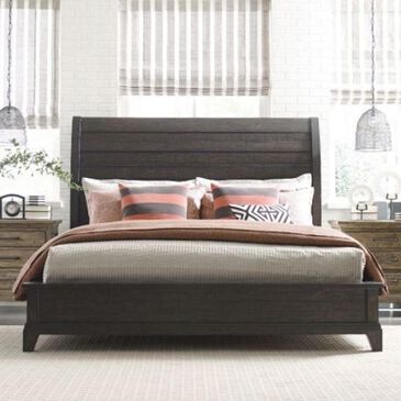 Kincaid Plank Road Eastburn Queen Sleigh Bed in Charcoal, , large