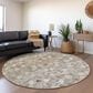 Dalyn Rug Company Bozeman BM1 Gray 8" Round Area Rug, , large