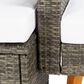 Safavieh Montclair 6-Piece Patio Living Set in Gray Brown, , large