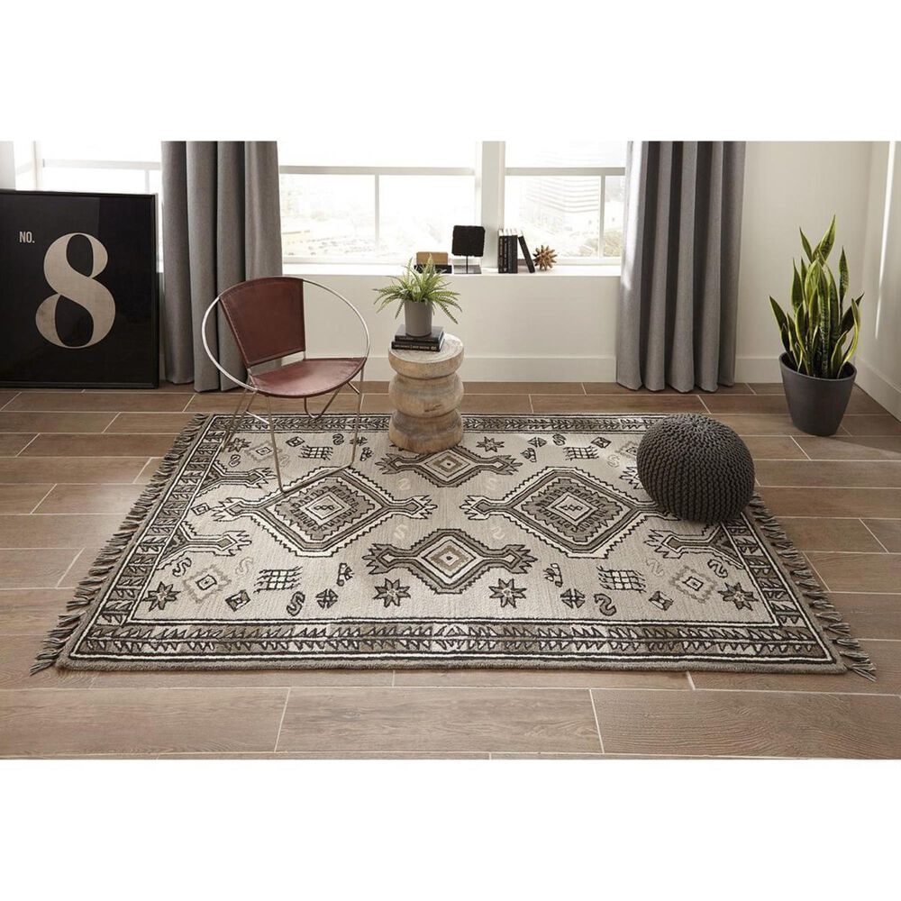 Momeni Tahoe TA-03 7&#39;6&quot; x 9&#39;6&quot; Grey Area Rug, , large