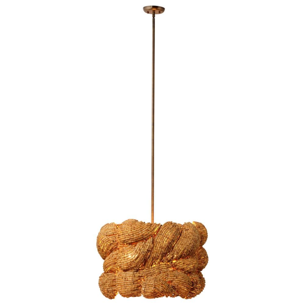 Jamie Young Direct Ship Elmont 3-Light Small Chandelier in Natural, , large