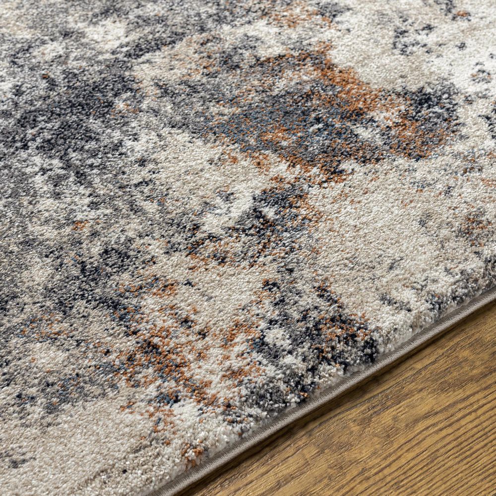 Surya Tuscany 7&#39;10&quot; Square Gray, Camel and White Area Rug, , large