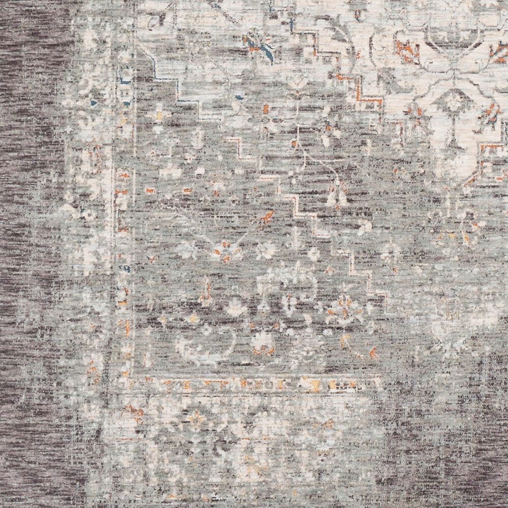 Surya Presidential PDT-2311 Dusty Sage, Gray, Charcoal, Ivory, Wheat, Ice Blue, Blue, Light Olive, Saffron and Orange 11&#39;6&quot; x 15&#39;6&quot; Area Rug, , large