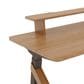 CalmRise 63" Power Standing Desk in Vintage Walnut, , large