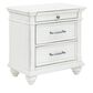Ashley Kanwyn 3 Drawer Nightstand in Distressed Whitewash, , large