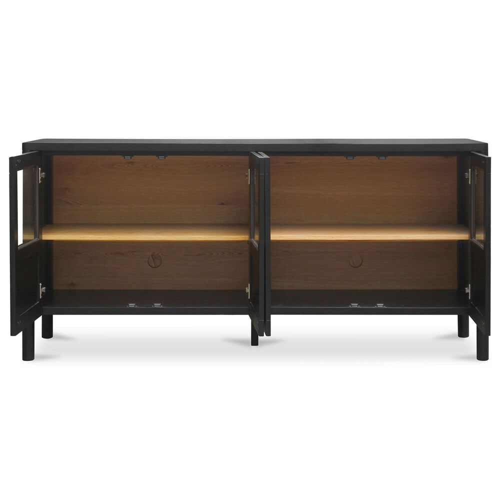Moe's Home Collection Hannah 4-Door Sideboard in Black, , large