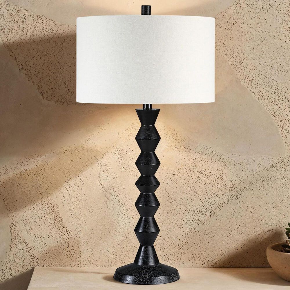 Renwil Tulum Table Lamp in Matte Black Wash, , large
