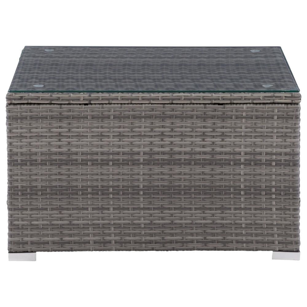 CorLiving Parksville Patio Coffee Table in Blended Grey, , large
