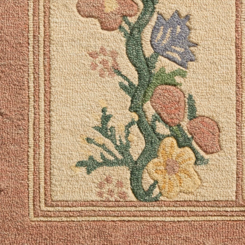 Rifle Paper Co. x Loloi Thistle Blush and Multicolor 5' x 7'6" Area Rug, , large