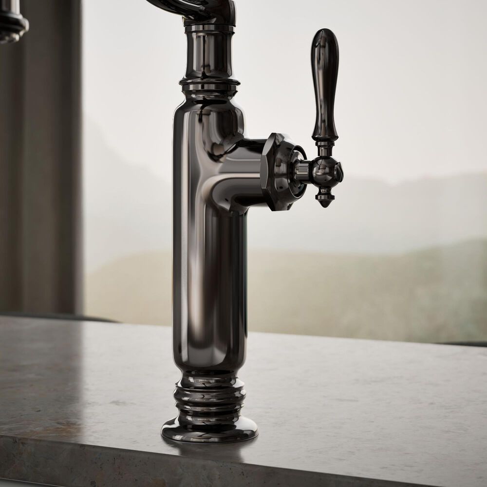 Kohler Tournant Semi-Professional Kitchen Sink Faucet in with Three-Function Sprayhead Vibrant Titanium, , large