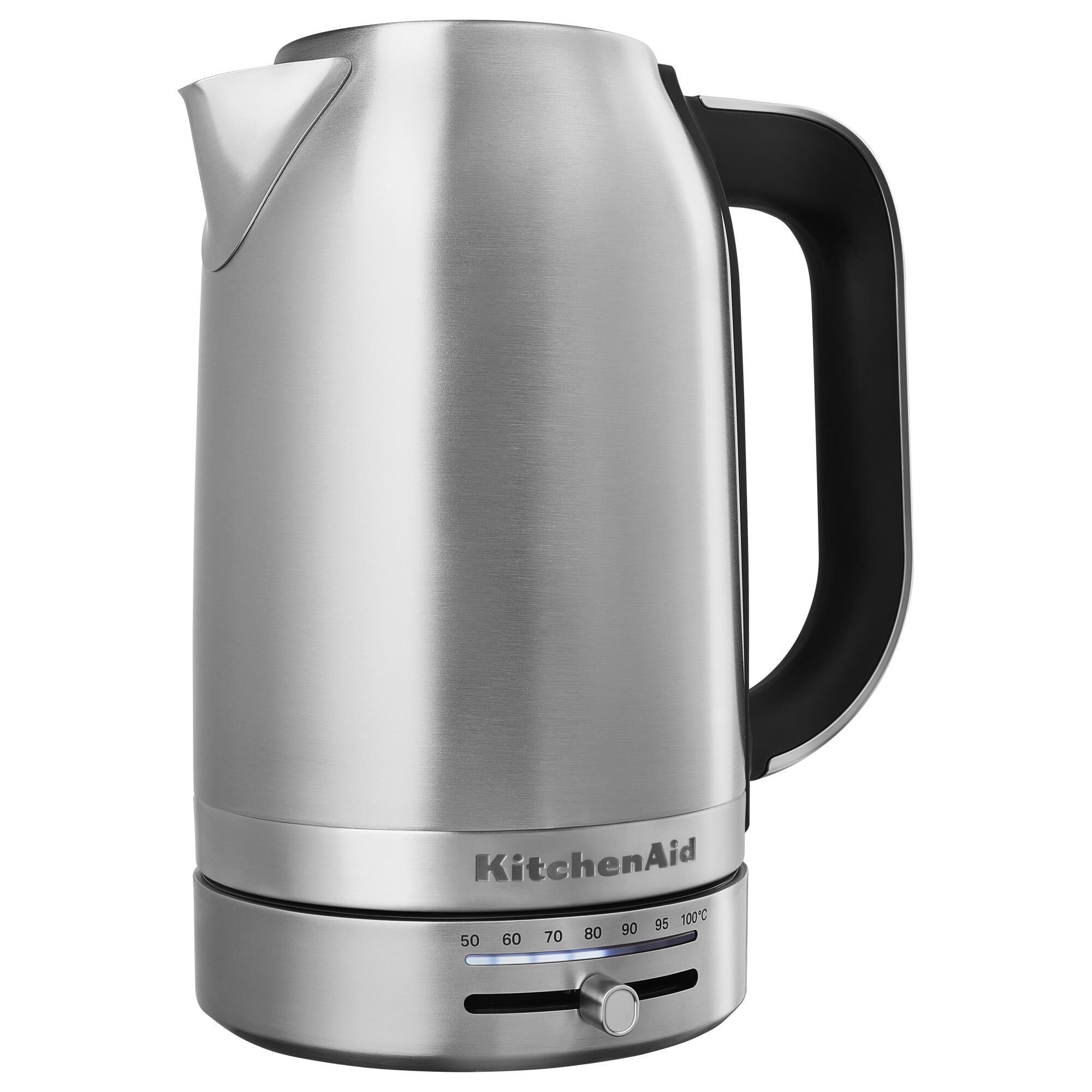 Kitchenaid Portables 1.7 Liter Variable Temperature Electric Kettle in Stainless Steel NFM