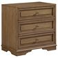 Sterling Timber Tarrington 3-Drawer Nightstand in Almond, , large