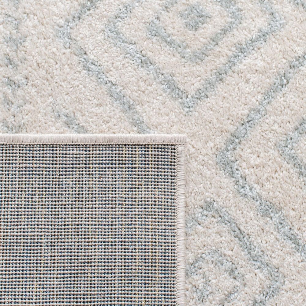 Safavieh Tulum Transitional 6&#39;7&quot; Square Ivory and Light Grey Area Rug, , large