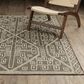 ROW by Oriental Weavers Zarina Southwestern Brown and Beige 3"3" x 5" Indoor/Outdoor Area Rug, , large
