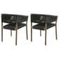 Blue River Doris Patio Dining Chair in Light Eucalyptus and Charcoal (Set of 2), , large