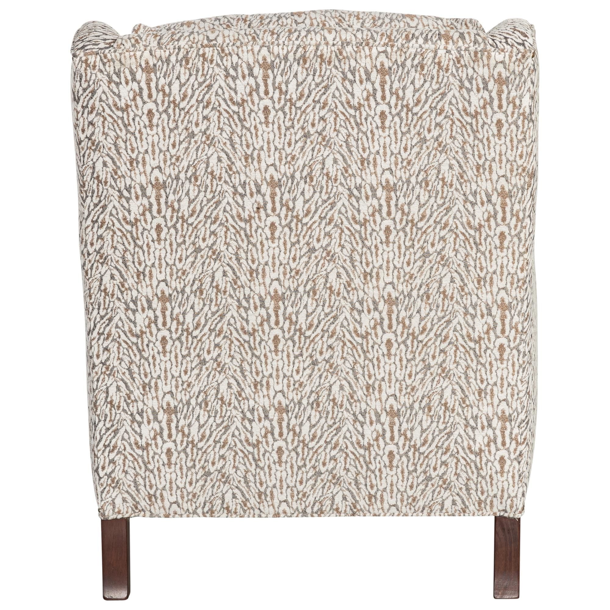 Sam Moore Club Chair in Tan Print Nebraska Furniture Mart