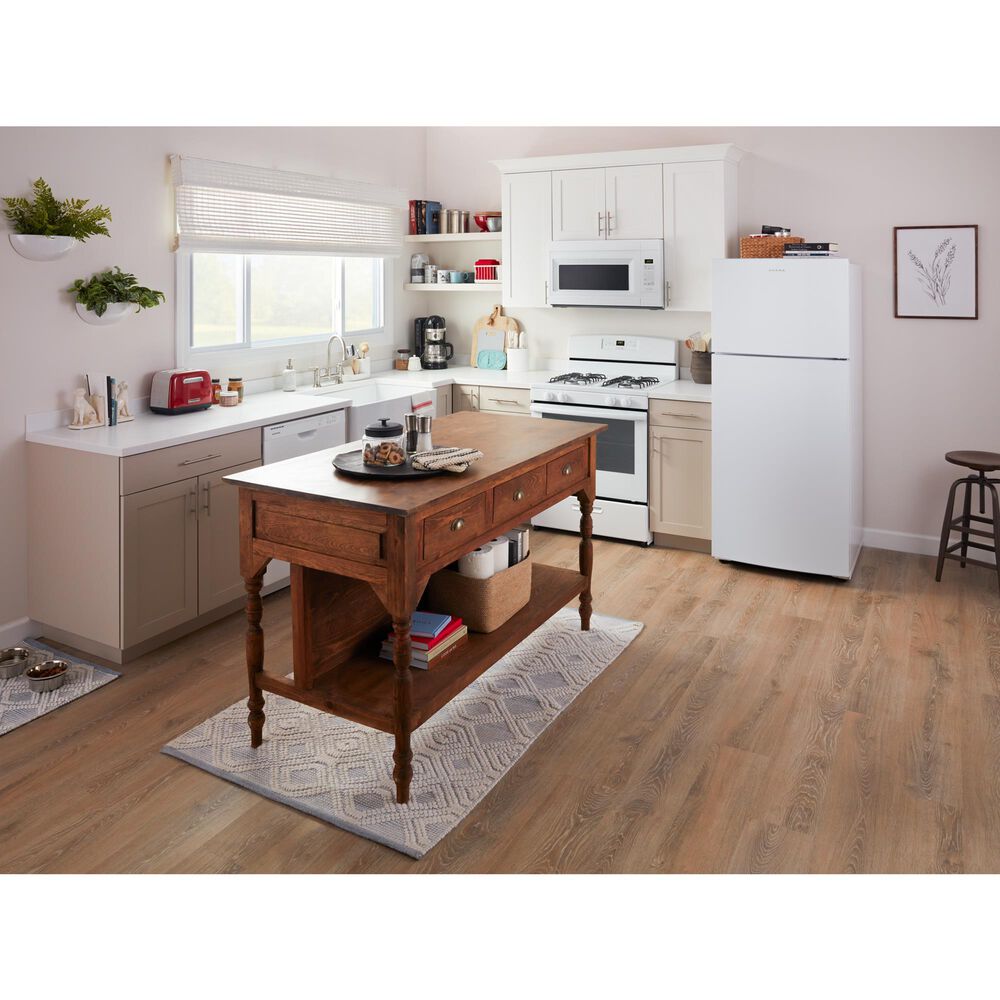 Amana 19 Cu. Ft. Wide Top-Freezer Refrigerator in White, , large