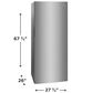 Frigidaire 13 Cu. Ft. Garage Ready Upright Freezer in Fingerprint-Resistant Stainless Steel, , large