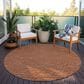Dalyn Rug Company Laidley 6" Round Paprika Indoor/Outdoor Area Rug, , large
