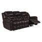 Oxford Furniture Cheers Power Reclining Sofa with Power Headrest in Cowboy Dark Brown, , large