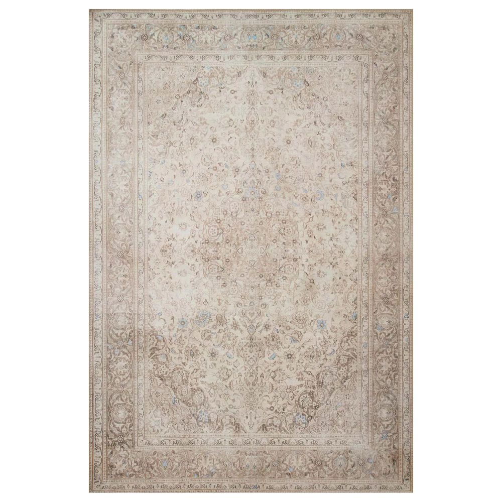 Loloi Loren LQ-03 3"6" x 5"6" Sand and Taupe Area Rug, , large